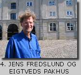 Arkitek tJens Fredslund ved Eigtveds Pakhus